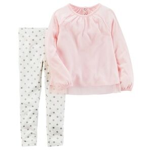 Carter’s Tulle Top and Star Leggings Set Sz 2T